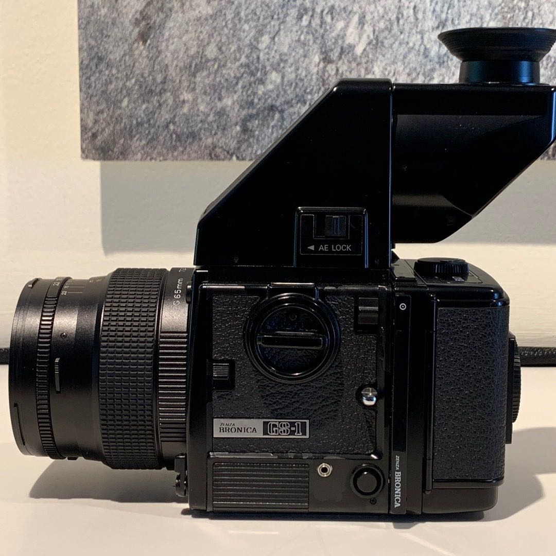 Bronica GS1 medium format camera with 65mm f/4 and 100mm f/3.5 lenses
