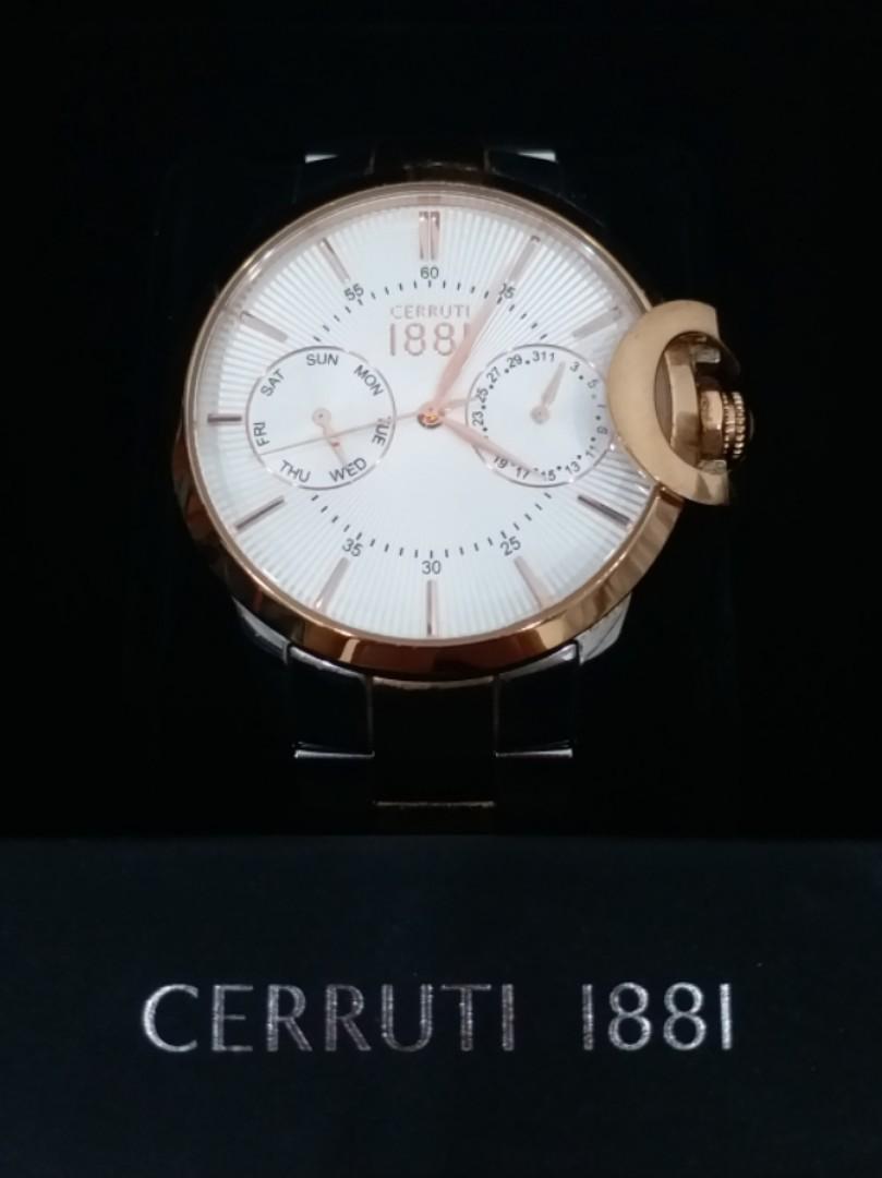 CERRUTI 1881 Stainless Steel Water Resistant 5 Bar