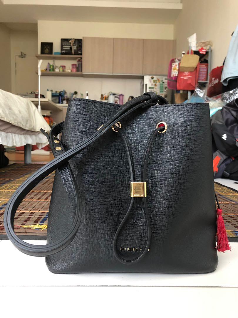 Christy Ng Memphis Bucket Bag (Large), Women's Fashion, Bags & Wallets,  Cross-body Bags on Carousell