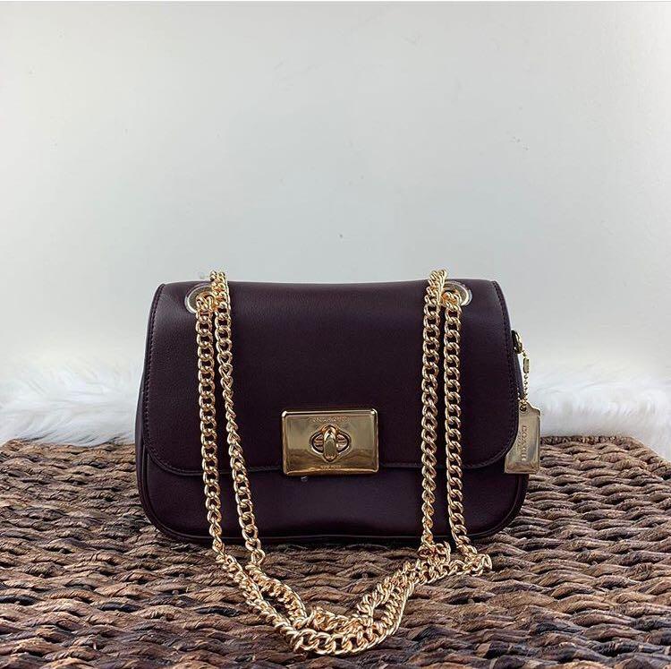 Coach Cassidy Crossbody in Oxblood, Luxury, Bags & Wallets on Carousell