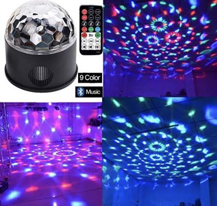 strobe light bluetooth speaker