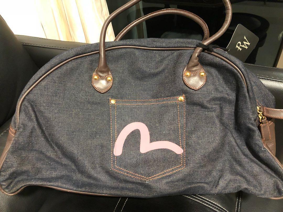 Evisu Denim Bag Luxury Bags Wallets Handbags On Carousell
