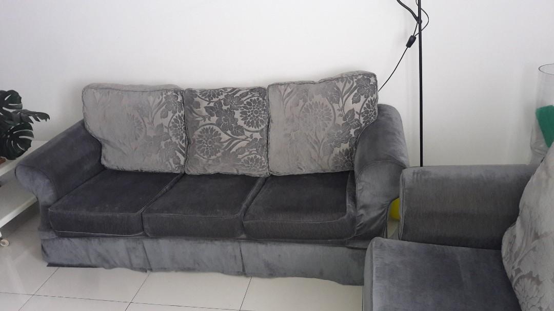 FOR SALE SOFA 3 2 SEDAP DUDUK KUSYEN IKEA. Furniture Home
