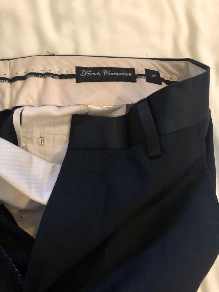 French Connection Black Wool Formal Pants For Tuxedo Luxury Apparel Men S On Carousell Wondering about the difference between a tuxedo and suit? carousell
