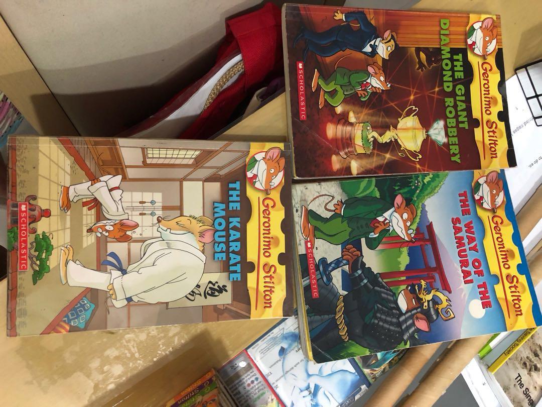 Geronimo Stilton (Category: Children's Books) located in Singapore. Submitted by younghorse.3410ee (Listing ID 187807802, Image 1). Description: 3 books of Geronimo Stilton books. Can buy individually too..