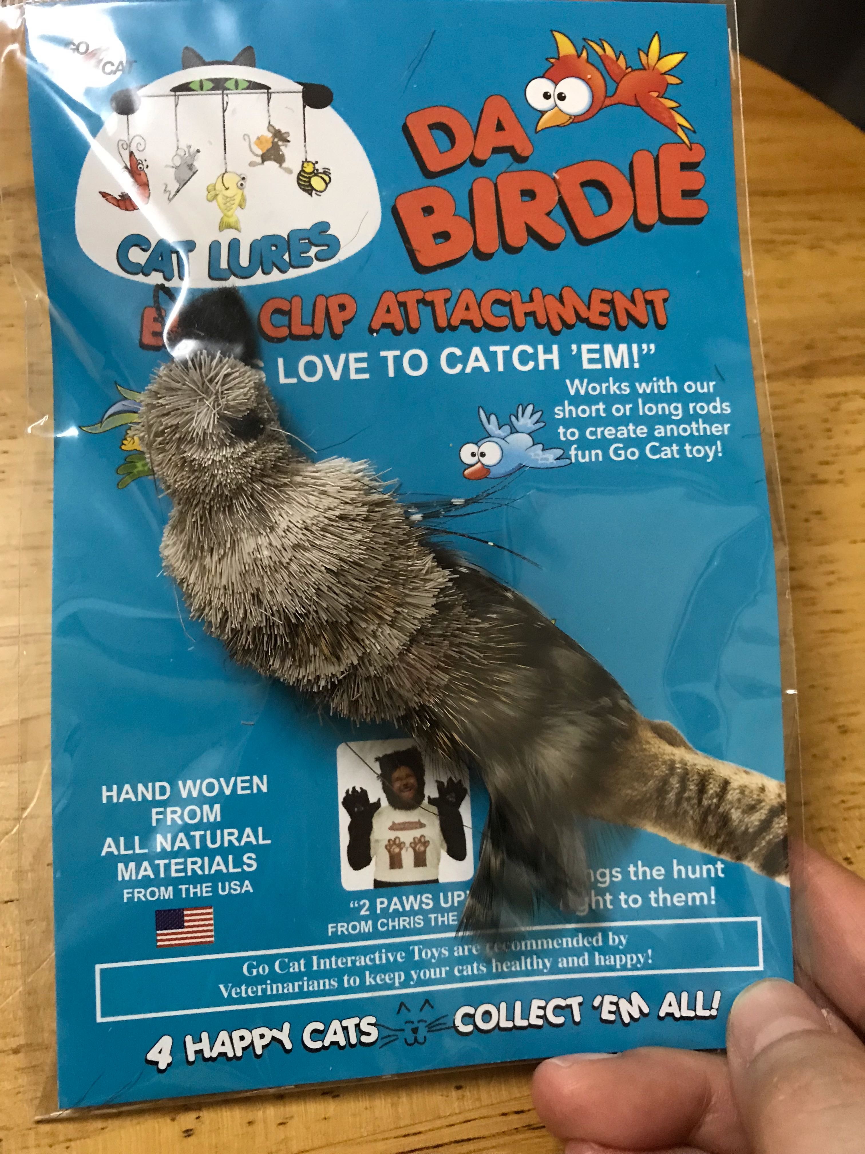 Go Cat Da Birdie 大鳥逗貓棒替換頭 寵物用品 寵物飾物 Carousell