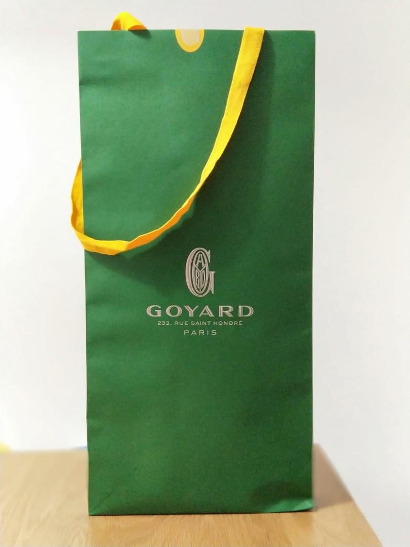 Goyard Saint Louis PM, Black Tan, Preowned in Dustbag GA001