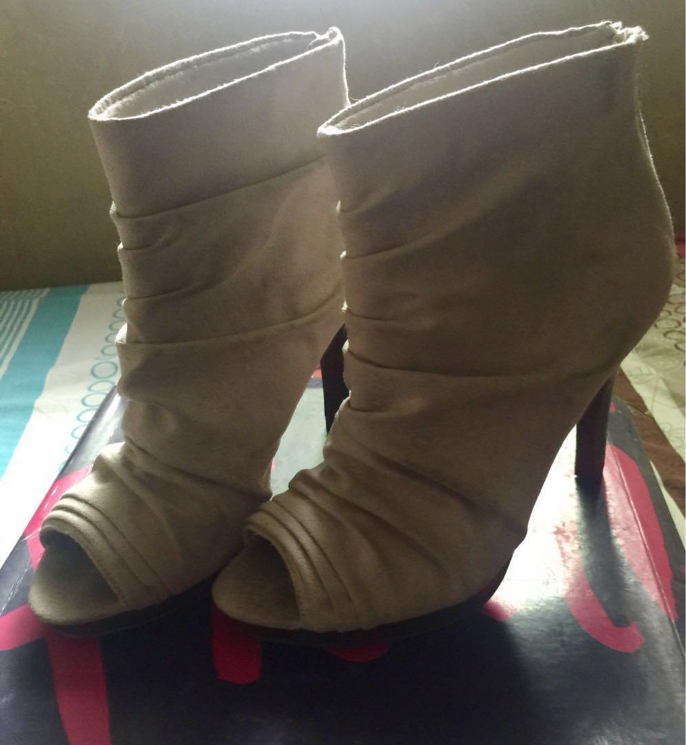 Gray ankle boots payless sales