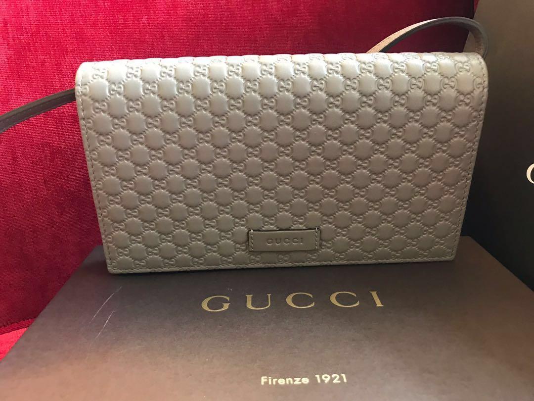 gucci wallet on strap