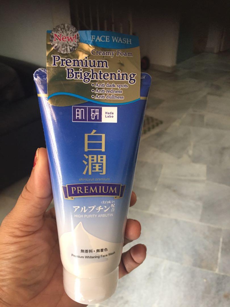 Hada Labo Premium Whitening Face Wash 100ml Health Beauty Skin Bath Body On Carousell