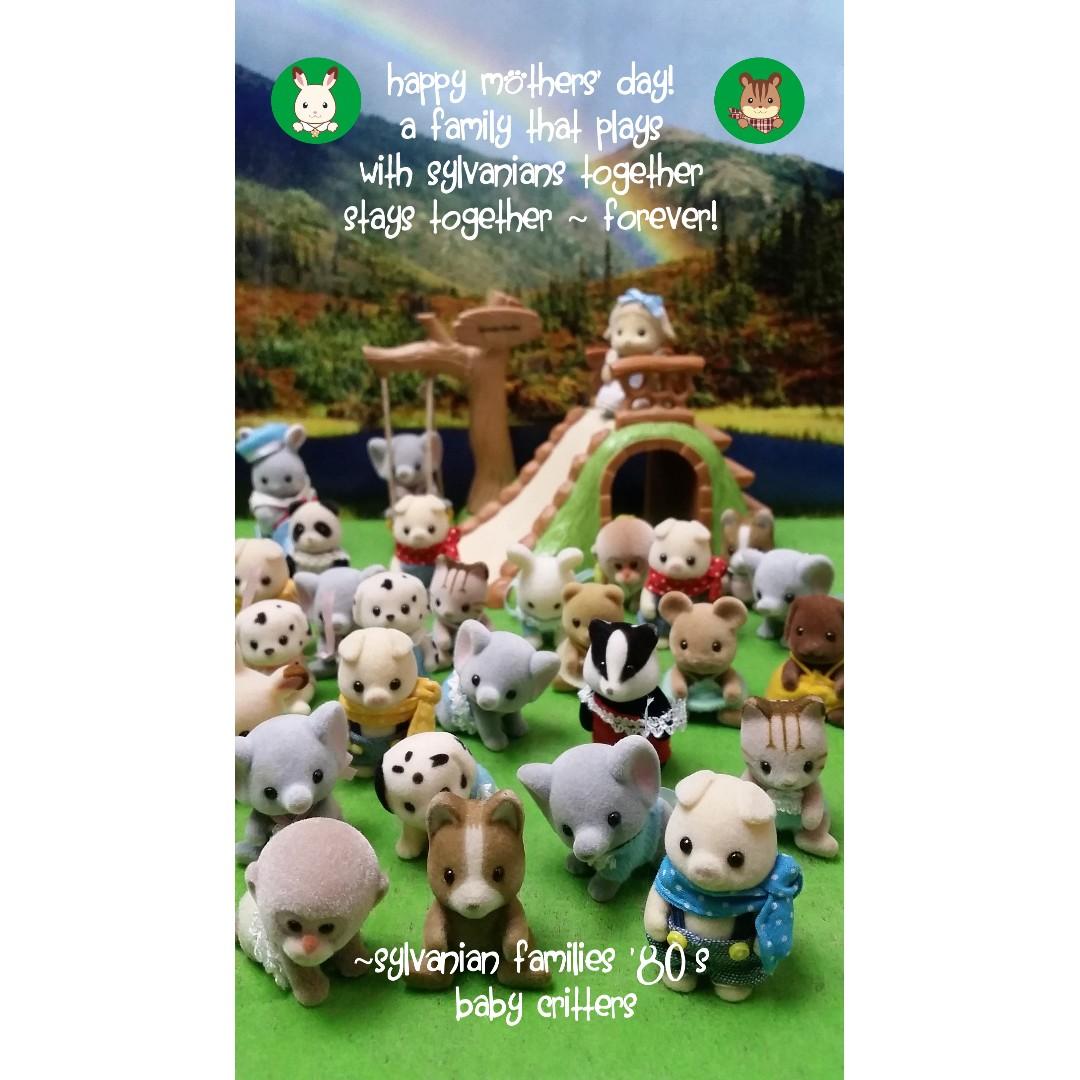 sylvanian families 80s