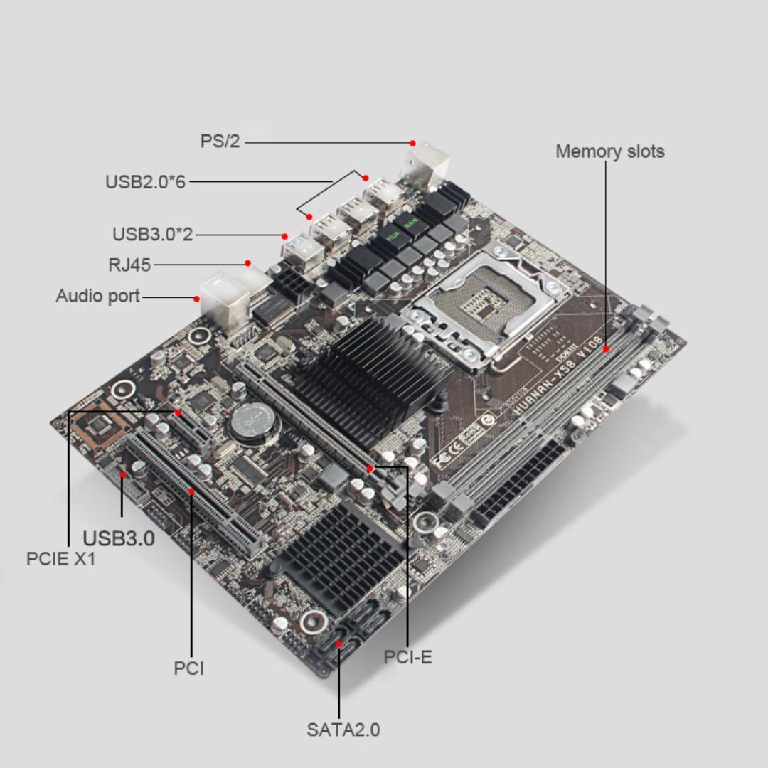 Huanan motherboard top