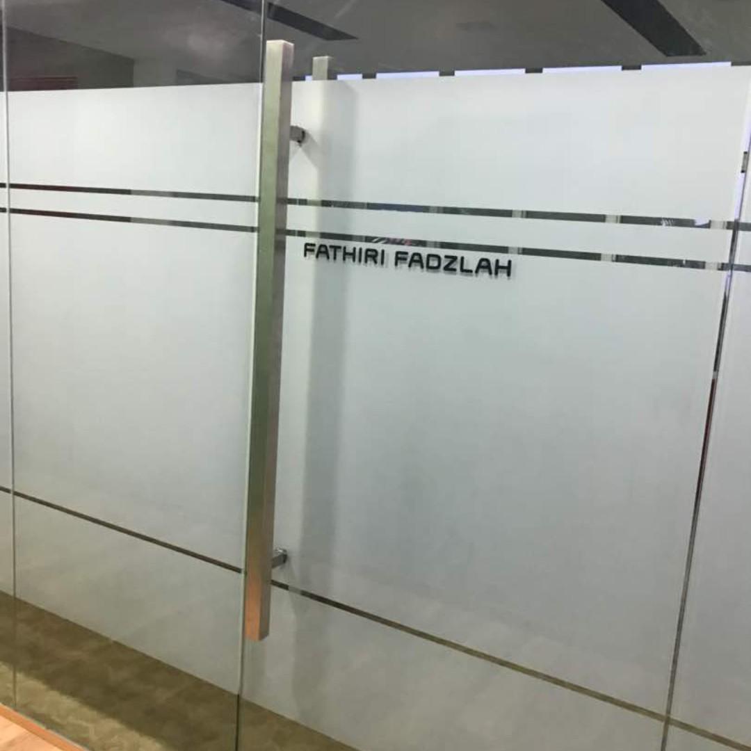 INSTALL FROSTED STICKER ON GLASS AND WINDOW, Services, Others on Carousell