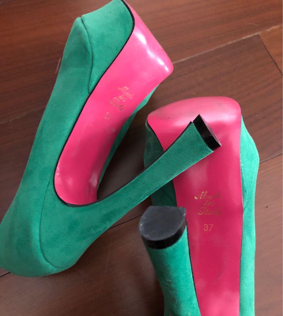 Italian Leather High Heels, Women's Fashion, Footwear, Heels on Carousell