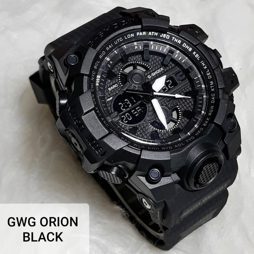 Jam Tangan G Shock Hitam Fesyen Pria Jam Tangan Di Carousell