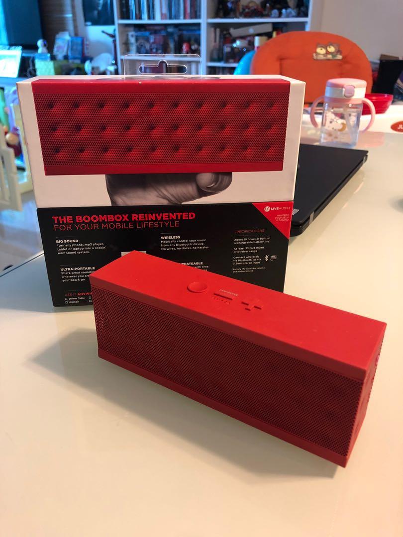 Jawbone Jambox Speaker Red Audio Soundbars Speakers