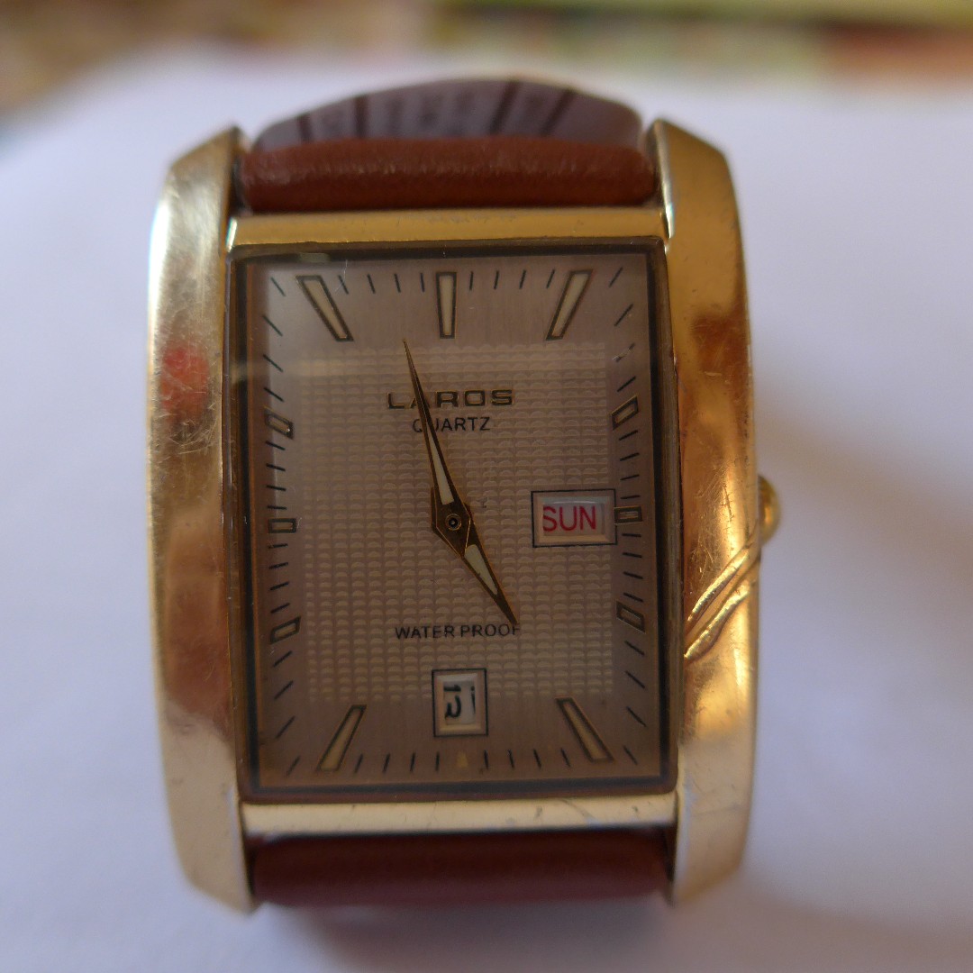 Laros Quartz Rectangular Dial Watch