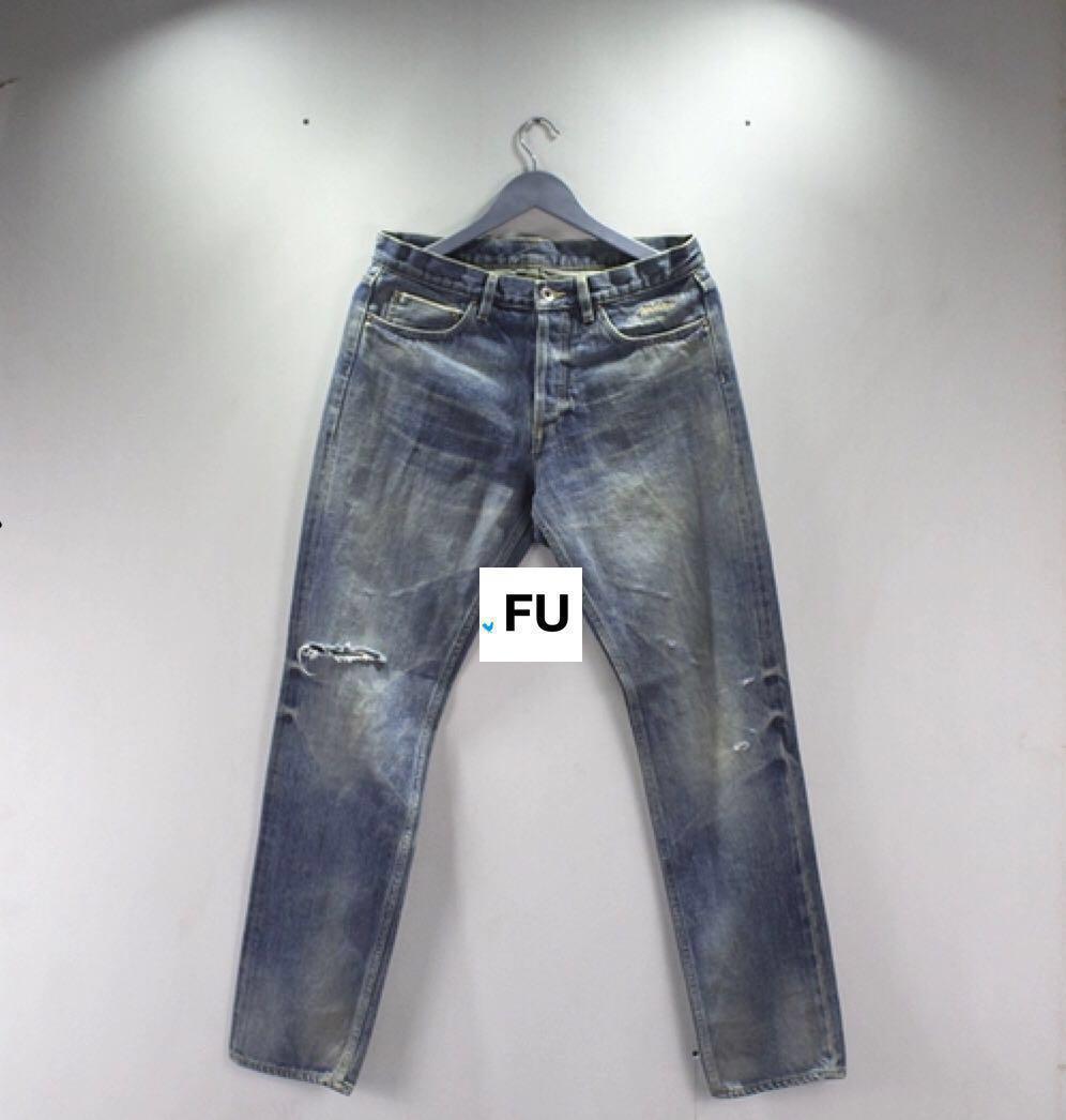 cropped ripped jeans