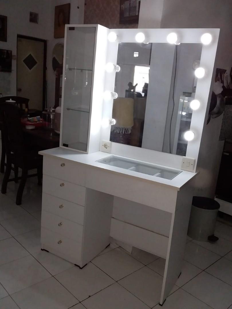 Meja Rias Led Mini Malis Perabotan Rumah Di Carousell