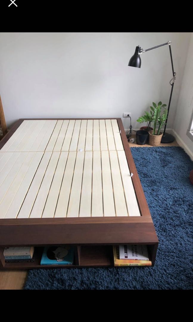 MUJI Bed Storage and Shelf, Furniture & Home Living, Home Improvement