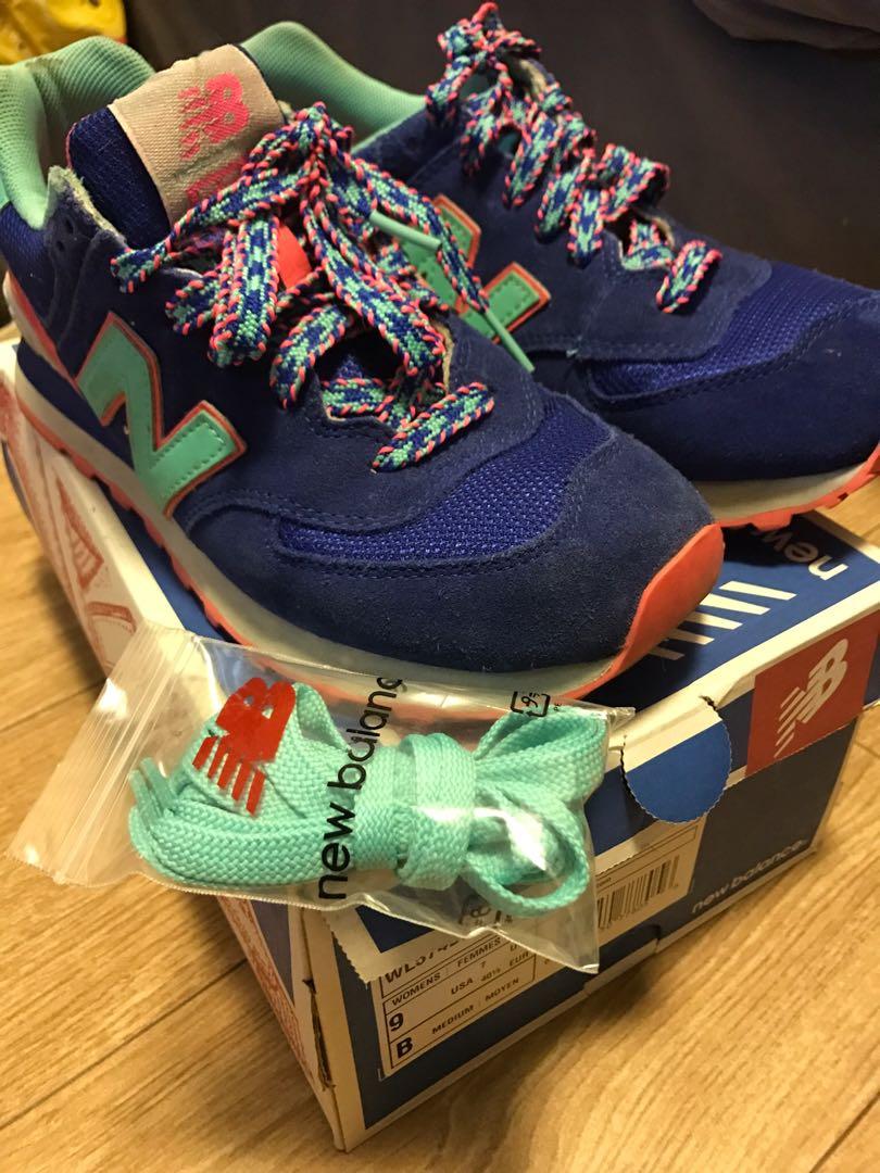 New balance Tiffany blue size 40.5 Carousell