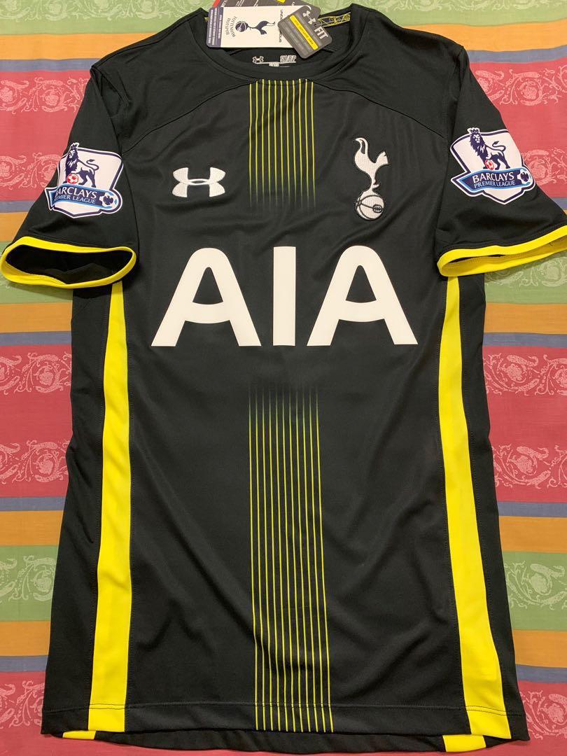 TOTTENHAM HOTSPUR 2014 2015 HOME FOOTBALL SHIRT SOCCER JERSEY UNDER ARMOUR  sz L