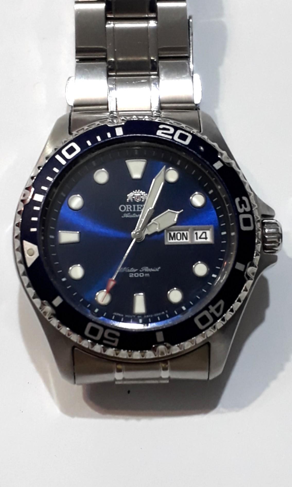 orient diver 40mm