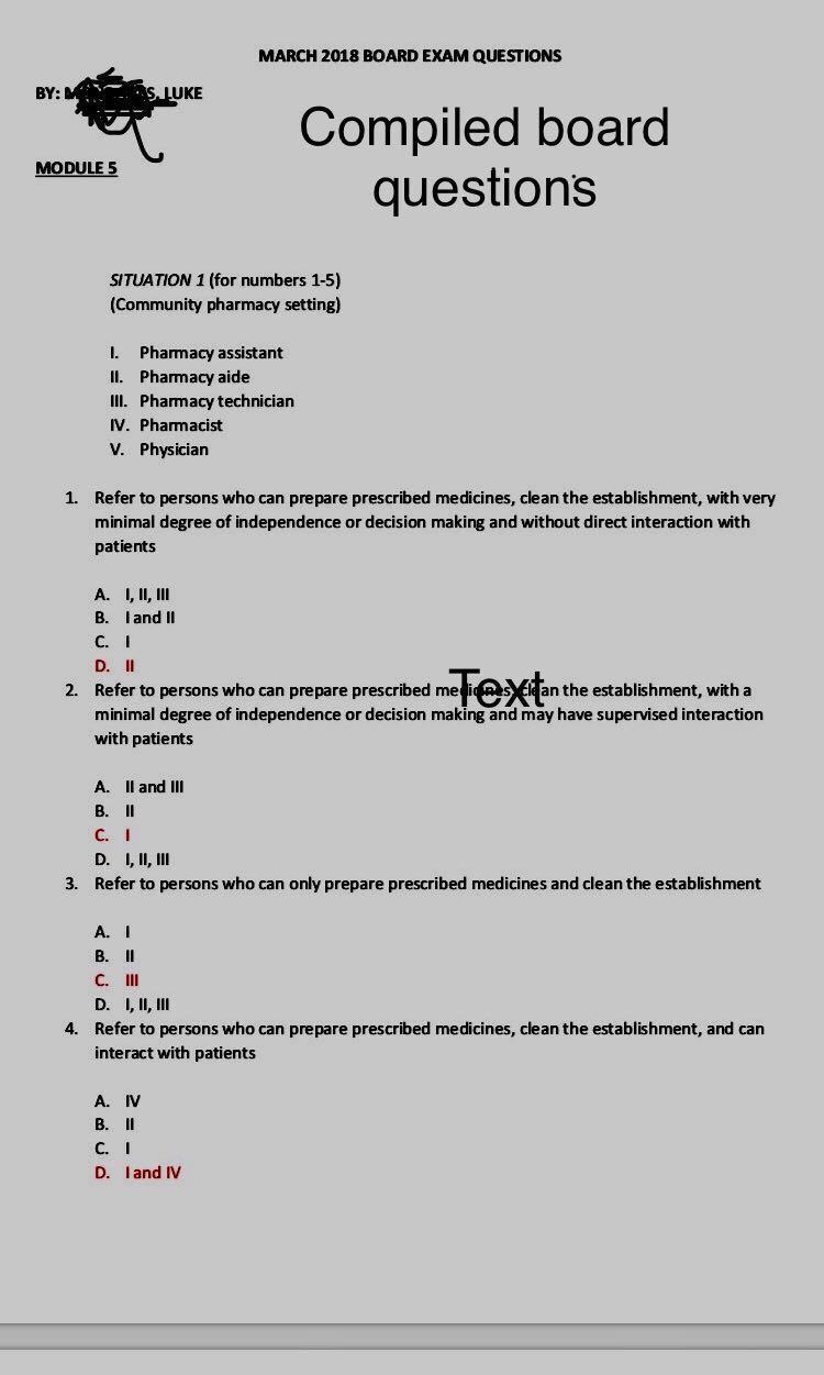 PHARMACY BOARD EXAM COMPLETE REVIEWERS for only 150 pesos!!!, Hobbies