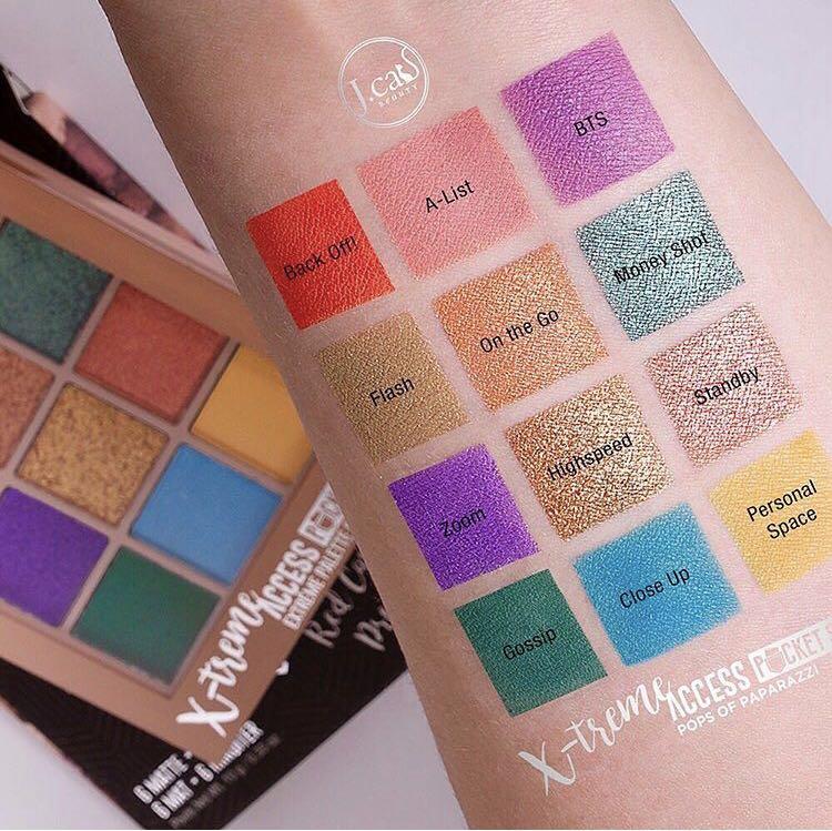 Pops Of Paparazzi X Treme Access Pocket Eyeshadow Palette By Jcat Beauty Beauty Personal Care Face Makeup On Carousell