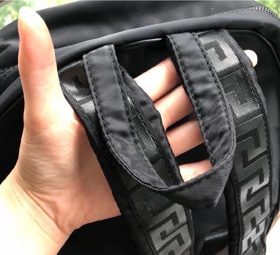 Versace backpack (Category: Bags & Wallets) located in Kuala Lumpur. Submitted by kittyqueen33 (Listing ID 226881599, Image 3). Description: Brand new Versace parfums Gift backpack. comes with dust bag Original perfume counter free gift Price : RM 390 Preorder deposit RM 100 Size : 33 H x 29 L x 17 Base width in CM 1- sold While stock last~.
