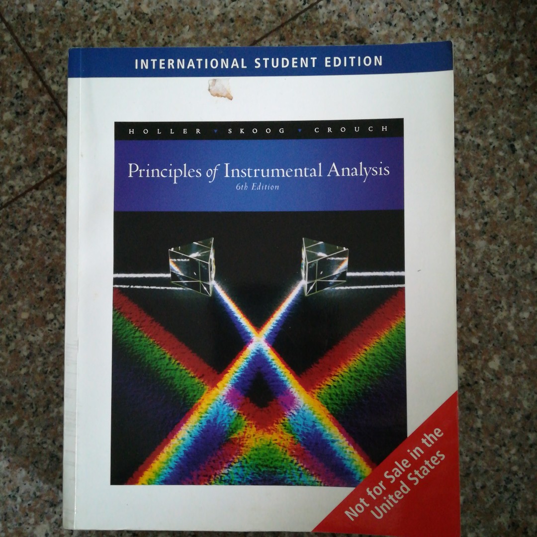 Principles of instrument analysis, Hobbies & Toys, Books & Magazines ...