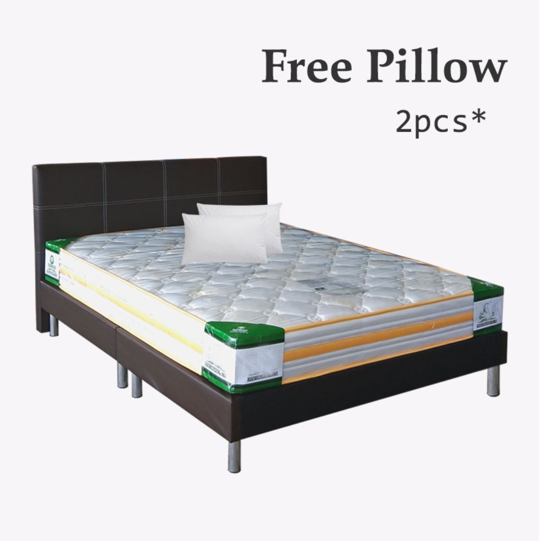 [BRAND NEW]Bed and Mattress Package Promotion Single/Super single/Queen