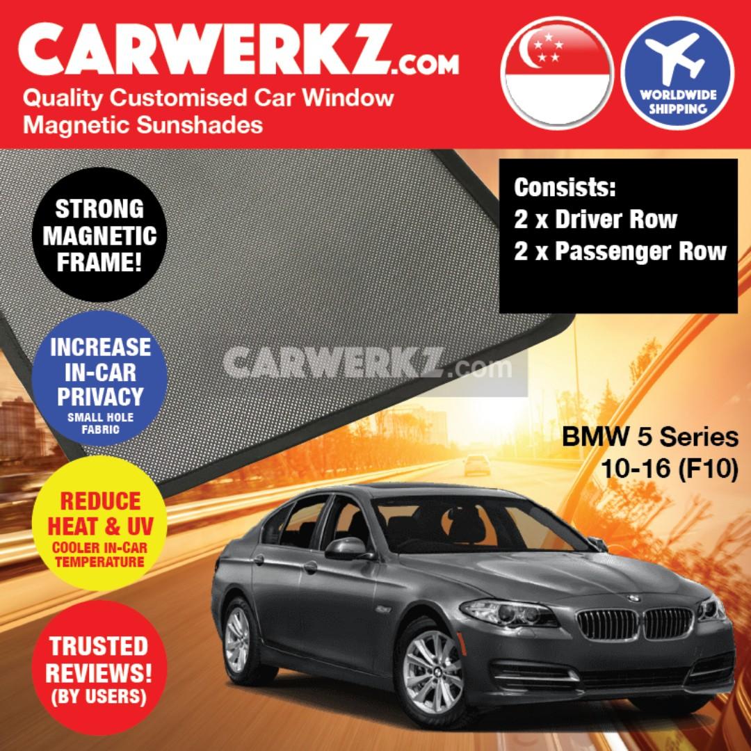 Restocked Bmw 5 Series 2010 2016 6th Generation F10 Customised Luxury German Sedan Car Window Magnetic Sunshades 4 Pieces Car Accessories Accessories On Carousell