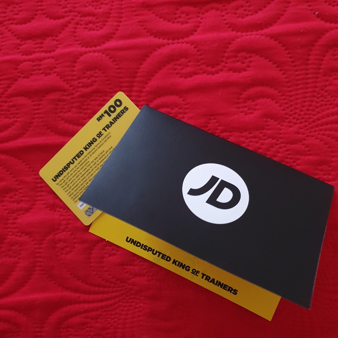 Rm100 Jd Gift Card Sports Athletic Sports Clothing On Carousell