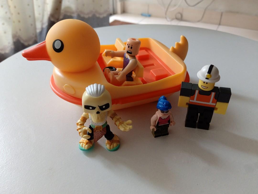 Roblox Celebrity Sharkbite Duck Boat Vehicle Toys Games Other Toys On Carousell - duck pjs roblox