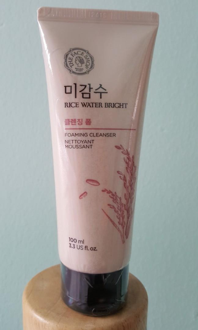 *Sealed* Brand New Rice Water Bright Foaming Cleanser, Expire on March