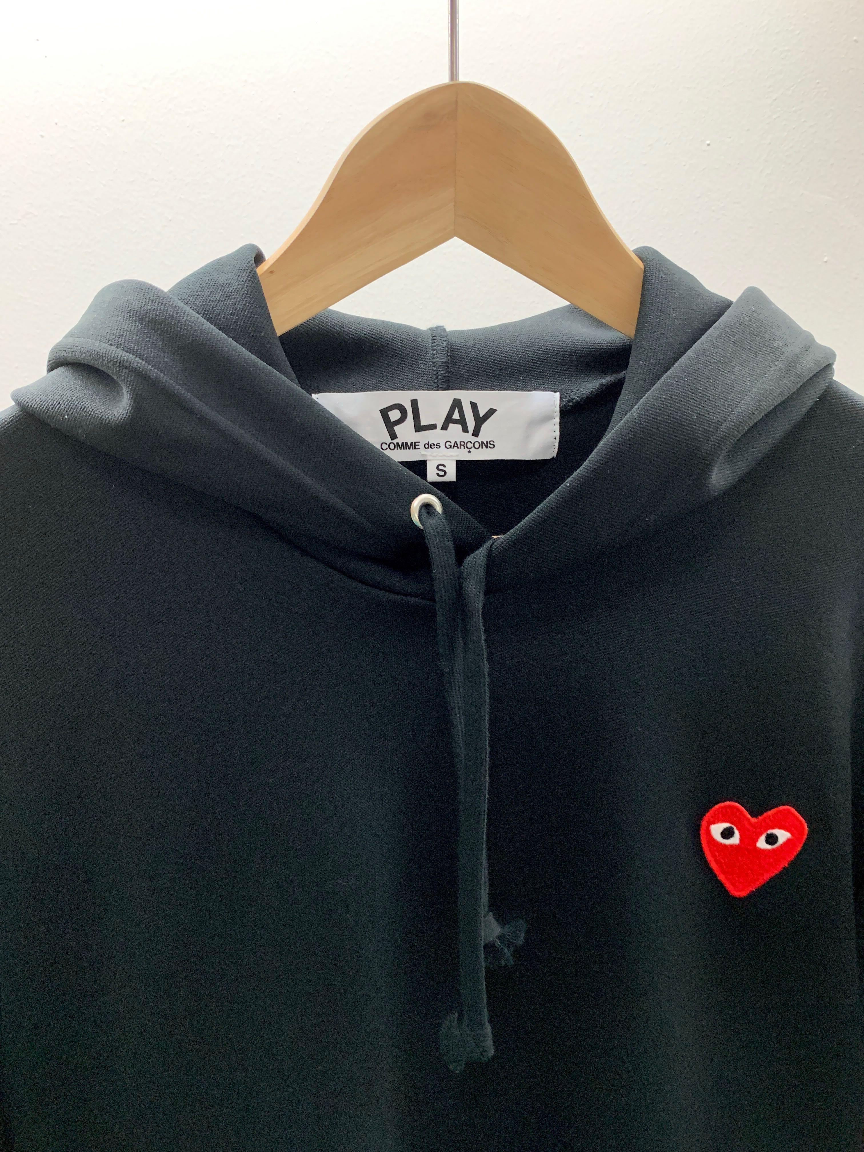 Selling Cheap Authentic CDG Red Heart Hoodie Size S