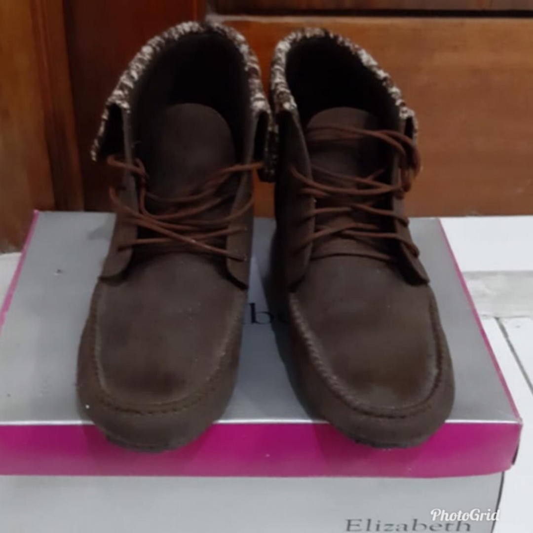 Sepatu Boots Elizabeth Fesyen Wanita Sepatu Di Carousell