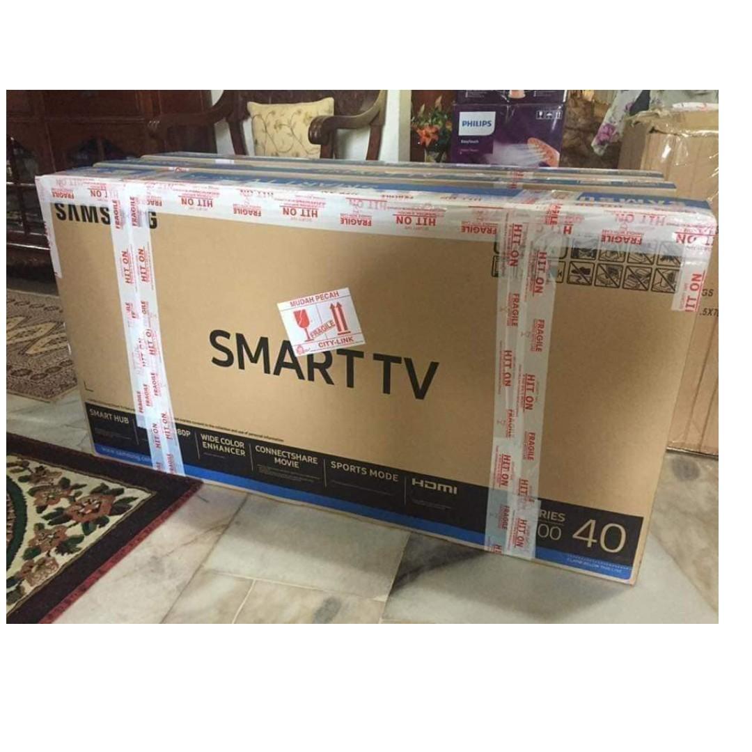 tinggal satu saja smart tv 40 inci samsung electronics tvs entertainment systems on carousell