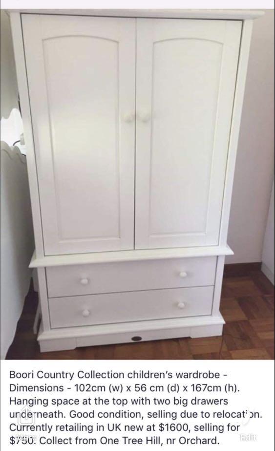 boori country collection wardrobe