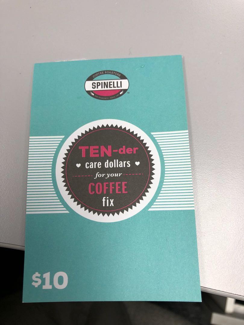 Spinelli Coffee Vouchers Entertainment Gift Cards Vouchers On Carousell - dbb logo roblox