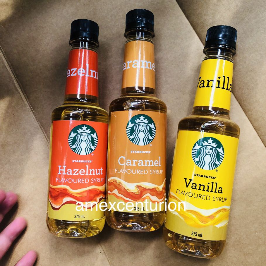 Starbucks Flavoured Syrup, Food & Drinks, Beverages on Carousell