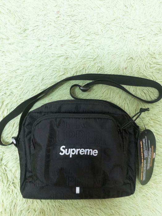 supreme shoulder bag green