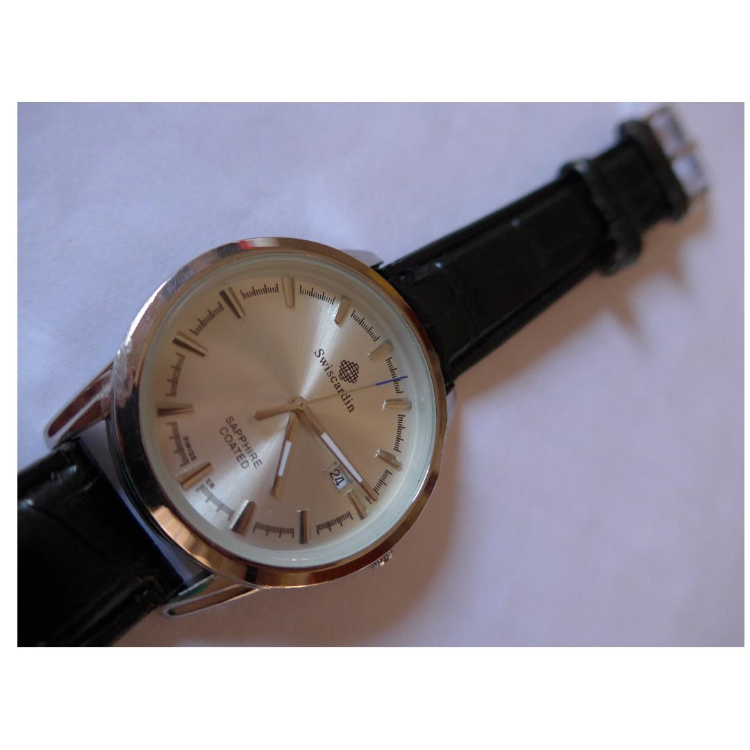 Swiscardin watch sapphire best sale coated