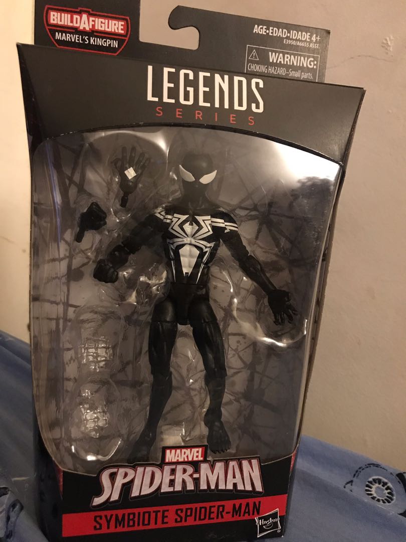 symbiote spiderman action figure