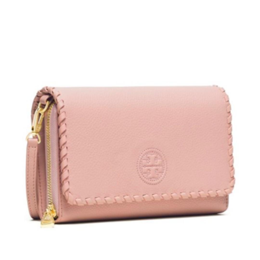 tory burch marion flat wallet crossbody