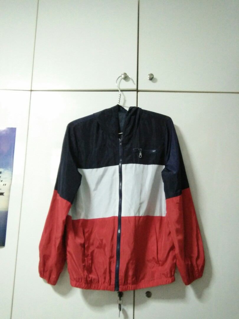 Vintage tri block color jacket 