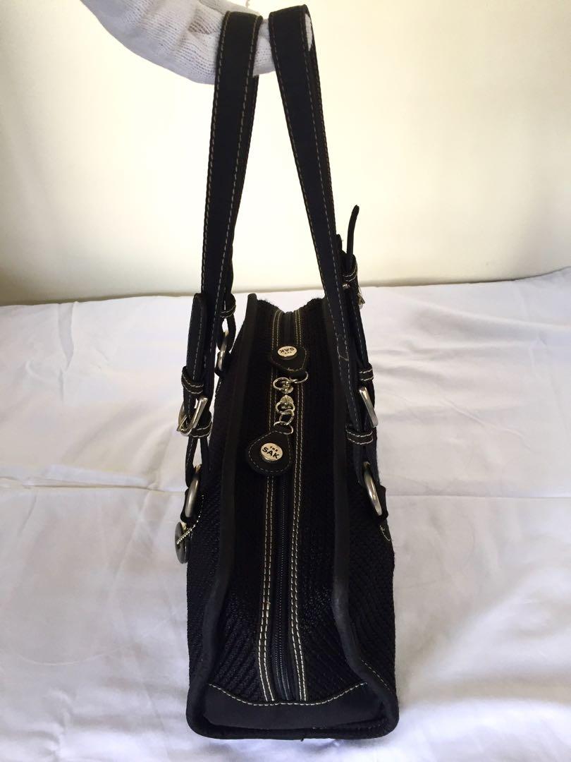 The sak black 2024 leather shoulder bag