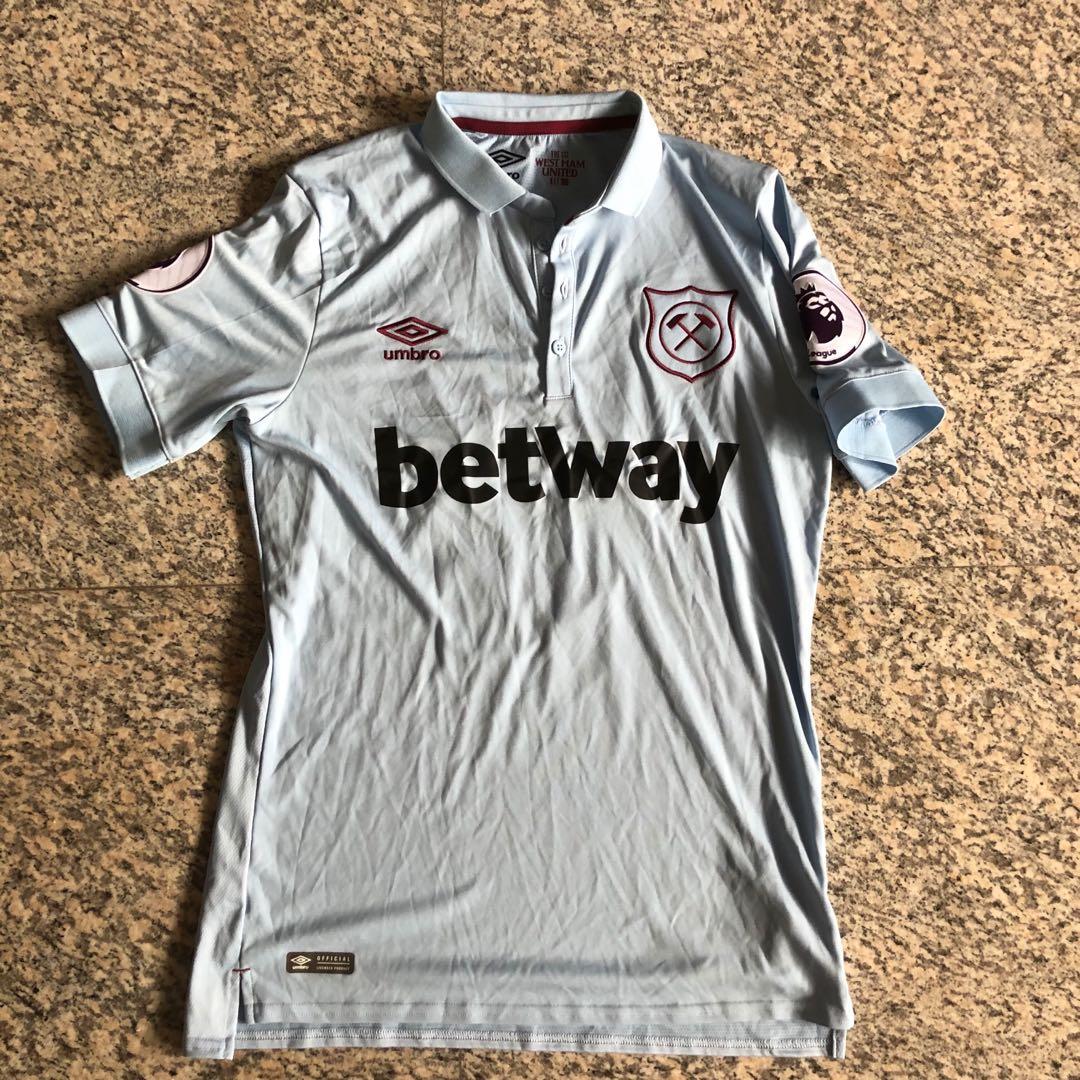 West Ham United 2017 18 Third Jersey Sports Sports Apparel On Carousell