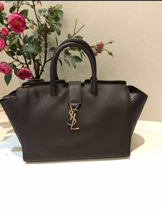 YSL Python Downtown Cabas Luxury Bags Wallets on Carousell